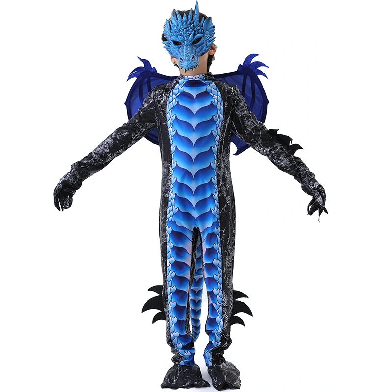 Halloween Photoshoot Red Kids Dragon Costume